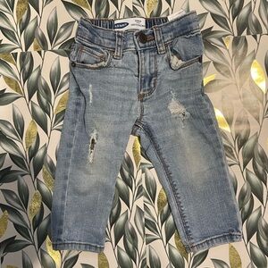 Old Navy Kids Distressed Light Blue Jeans